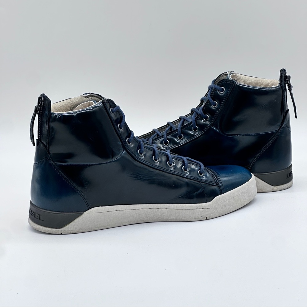 Diesel Diamond Hi-Top Leather Shoes. Size 12 - Picture 7 of 10